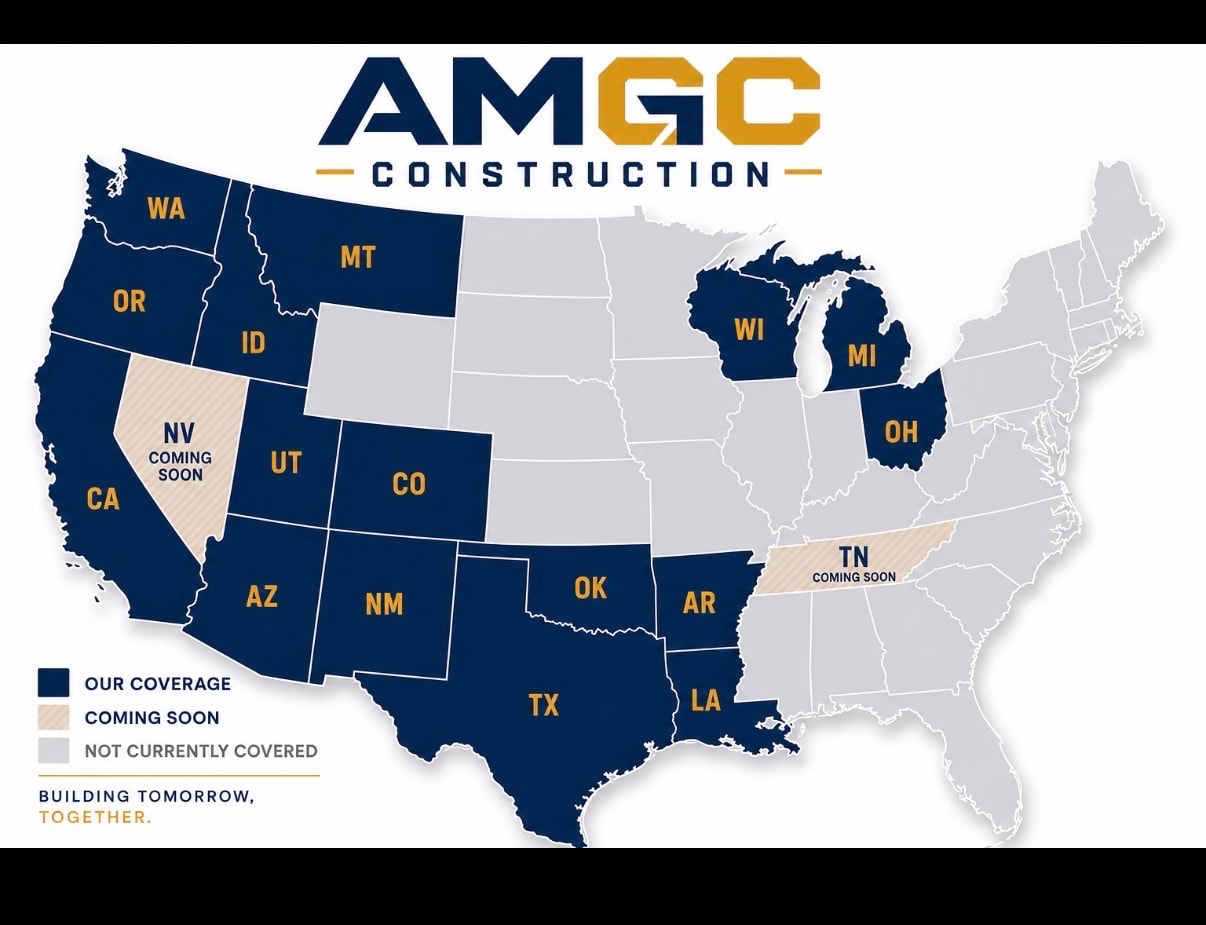 AMGC service territory map showing coverage across the United States